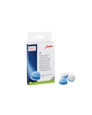 Boîte de 6 pastilles de nettoyage GP Jura