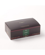 Thé cristal Dammann boîte de 24 sachets suremballés Vert au Jasmin