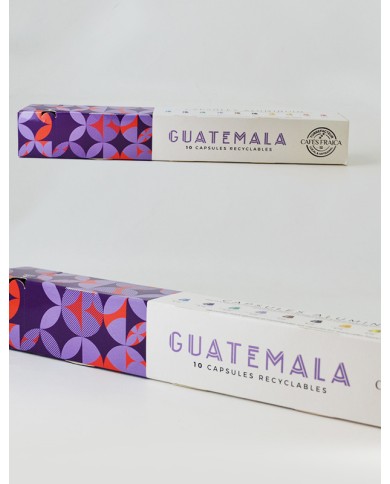 Capsules aluminium compatibles Nespresso® par 10 Guatemala - 55 gr